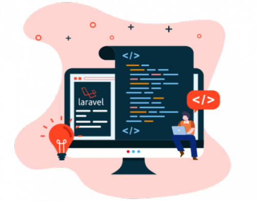laravel development graphic