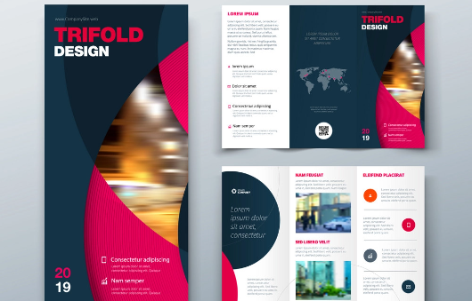 trifold  brochure degins